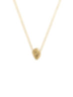 minimalistický zlatý náhrdelník Duše Euphoria s černými diamanty