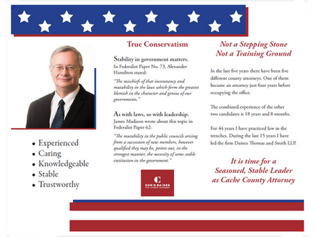 Why This Office — and This Moment — Require Stalwart Leadership