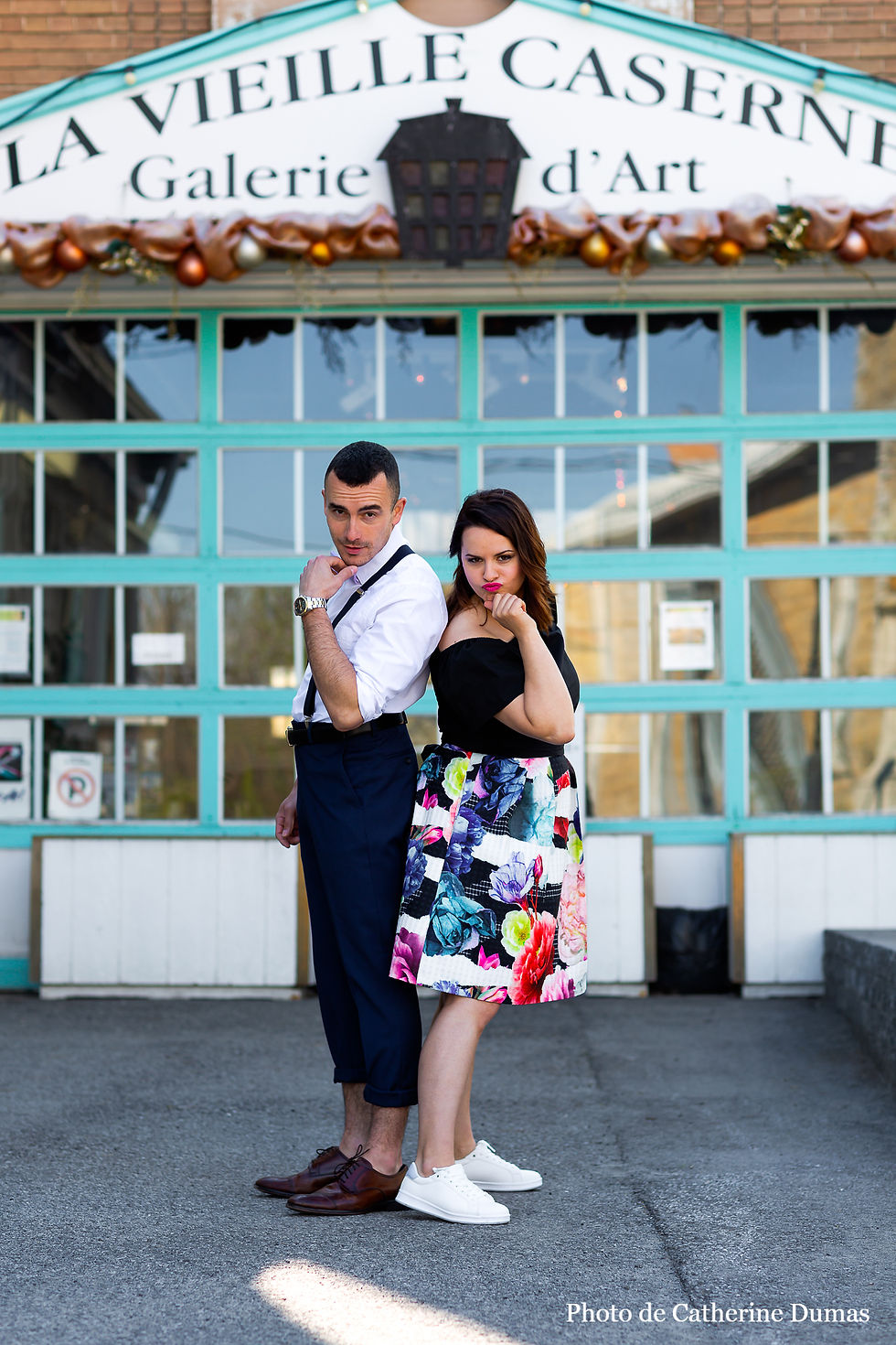 Photo de couple complice