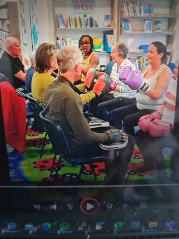 Seated Exercise: Weds at 2-3pm Great Baddow Library Chelmsford.  Tues at 11.30am Tile Kiln  Church