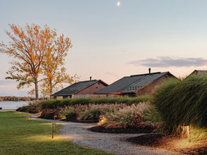 Lakeside landscaping and native plantings by Terra Vista Landscaping at Wander the Resort