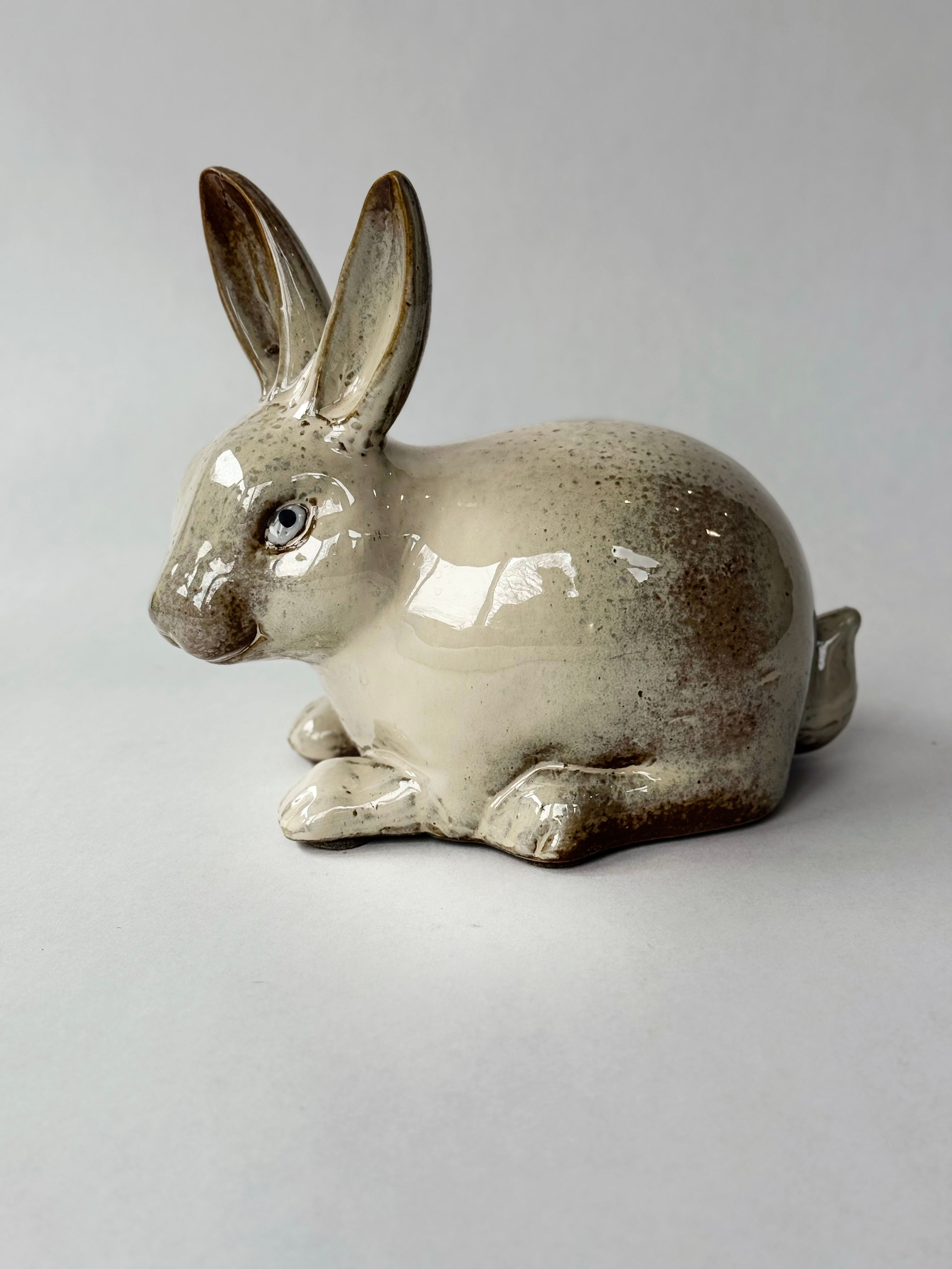 Ceramic Bunny Figurine