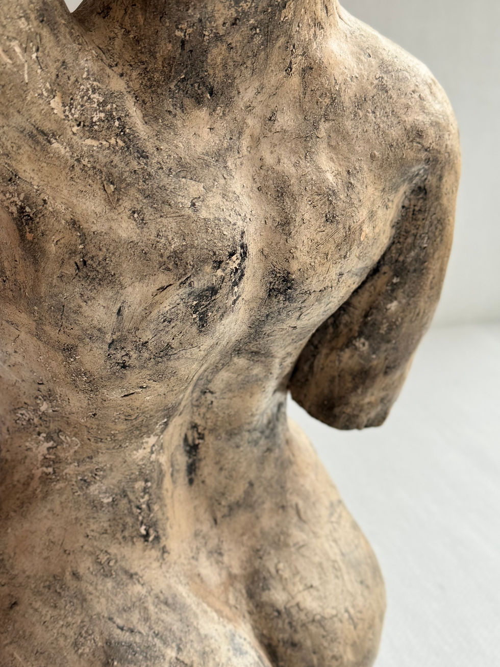 Thumbnail: Late 20th Century Female Nude Torso Sculpture