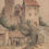 Thumbnail: Hermann Wunderlich Watercolor Painting of Village, 1893