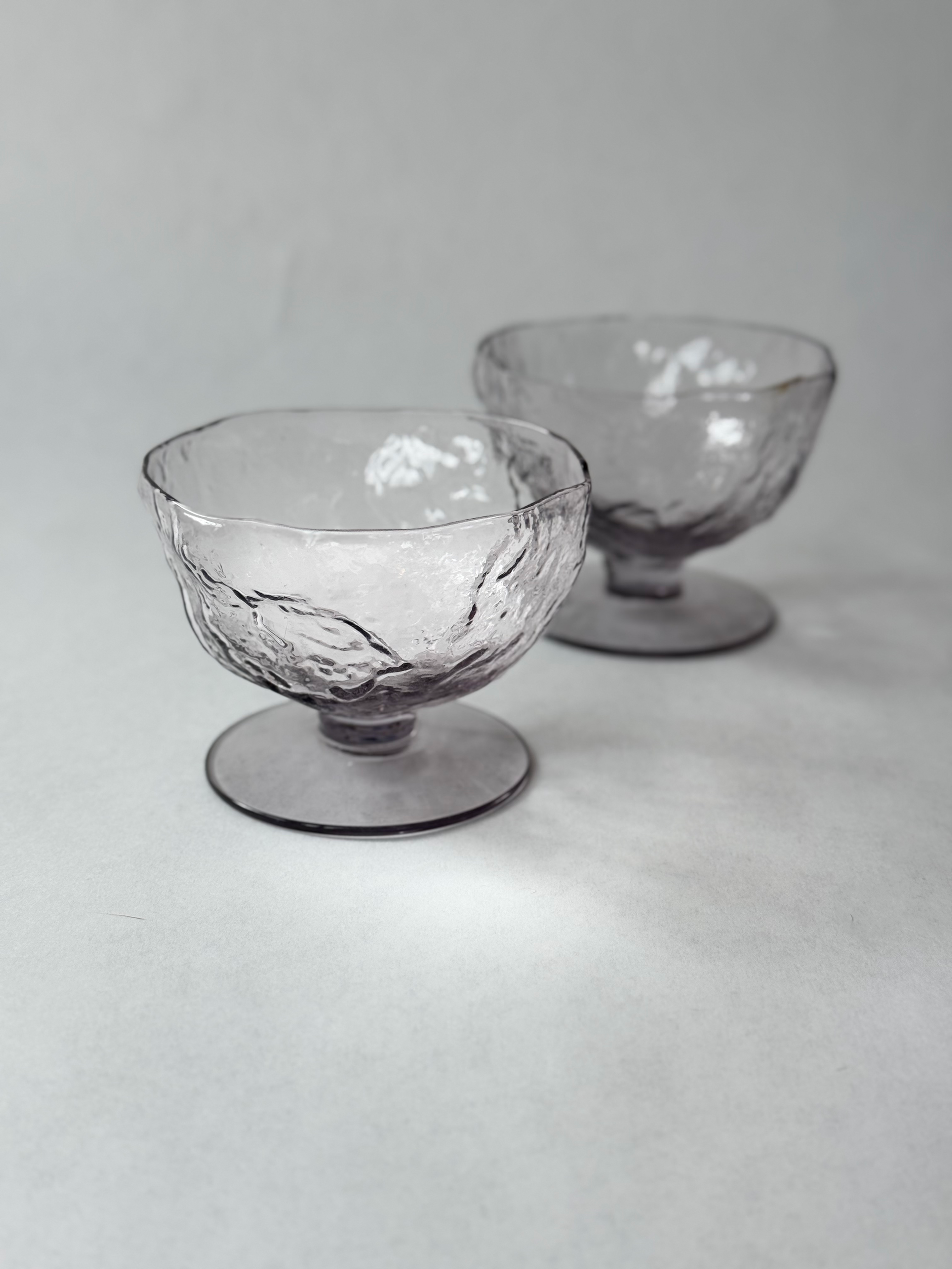 Amethyst Champagne Glass Set