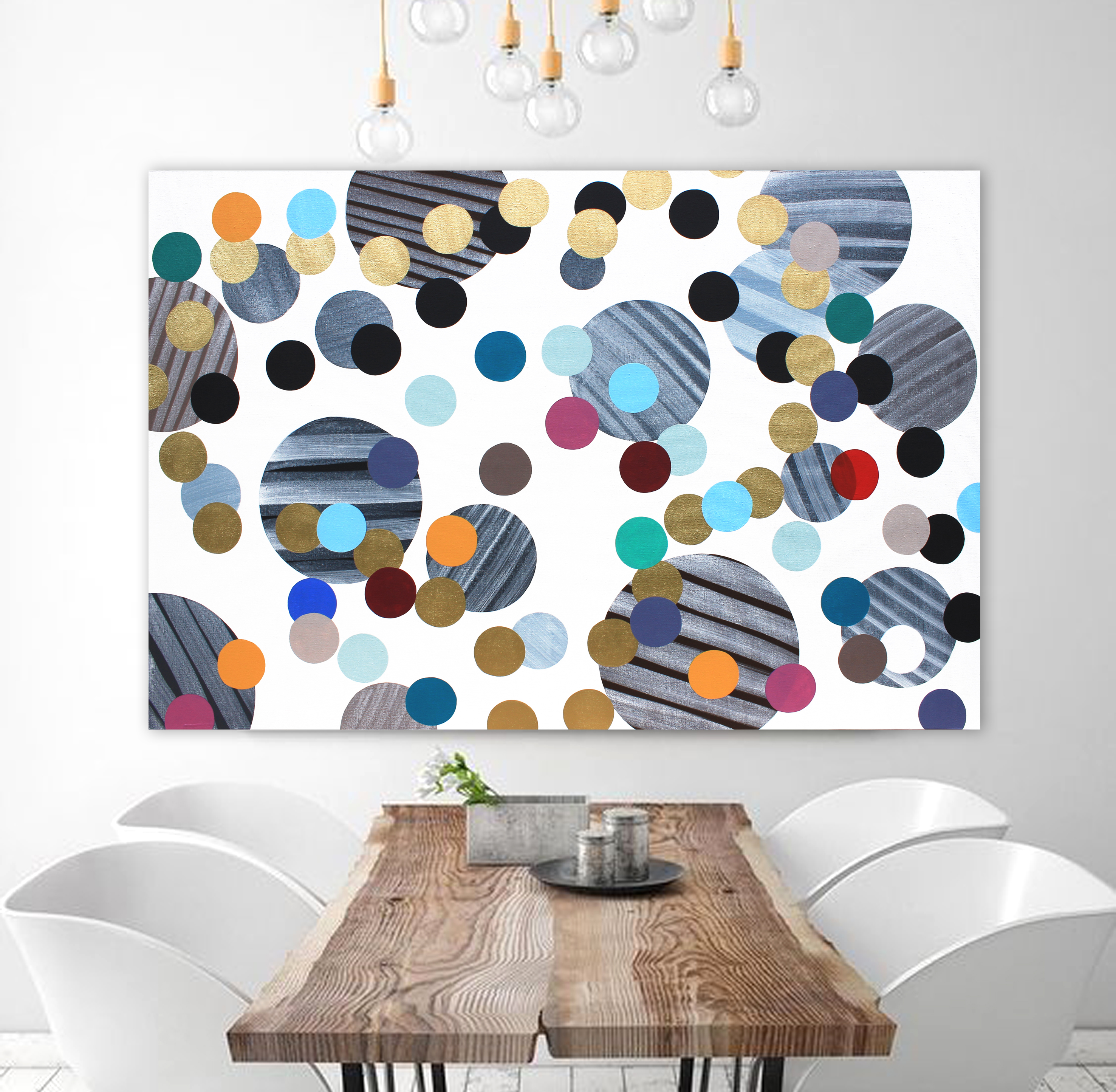 Kolečka 7, 2017, 90x135cm