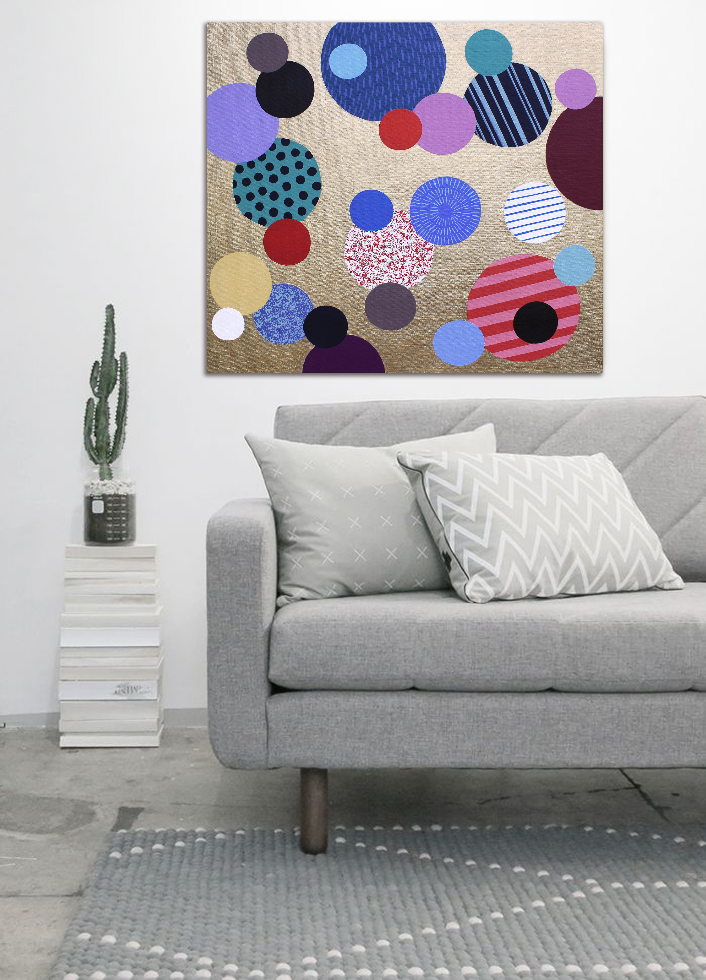 Kolečka 5, 2016, 55x60cm