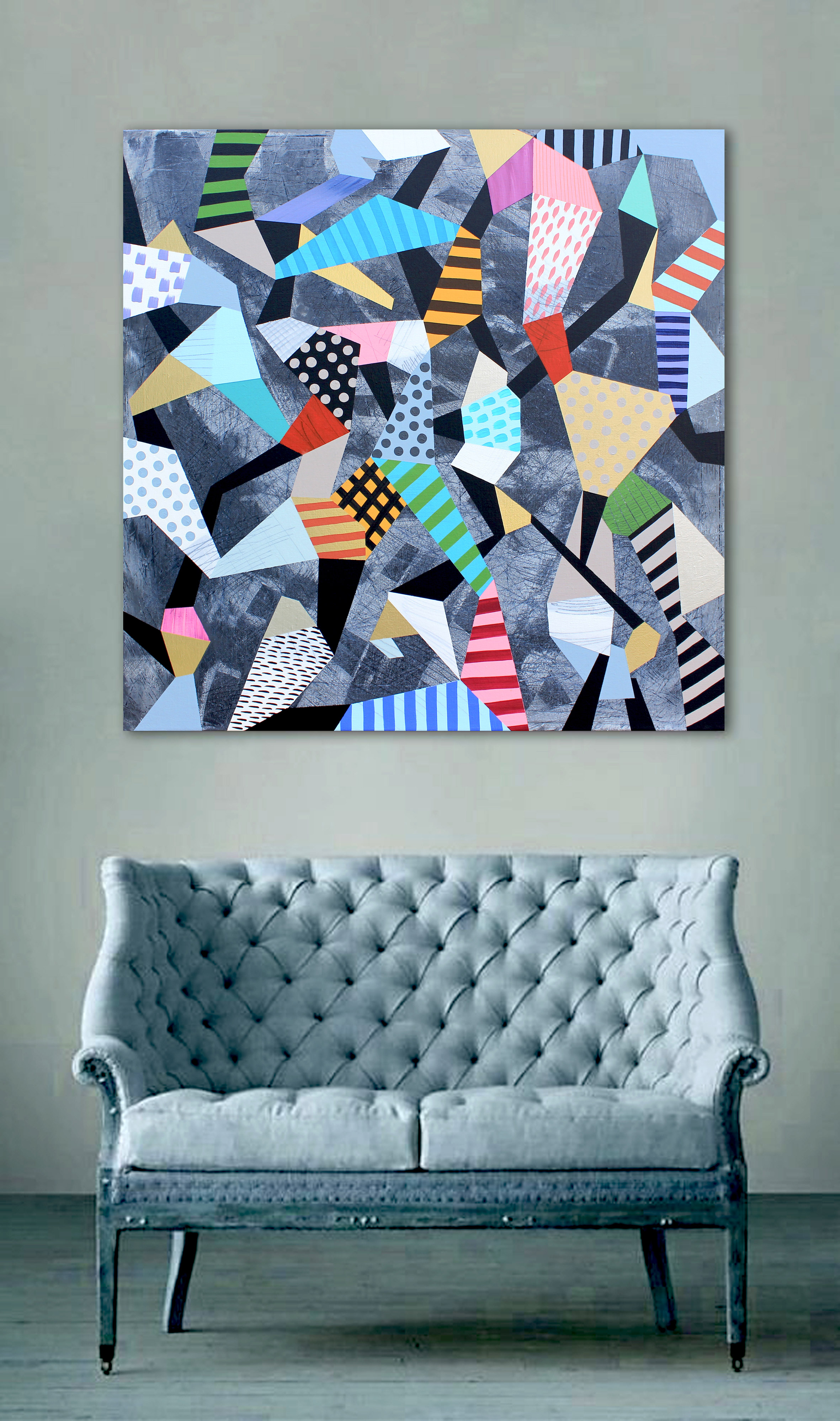 Hra & rozmanitost 11,2017,100x100cm