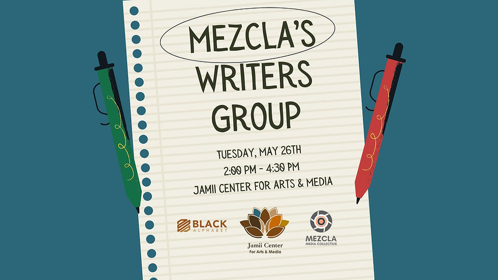 Mezcla's Writers Group Meetup