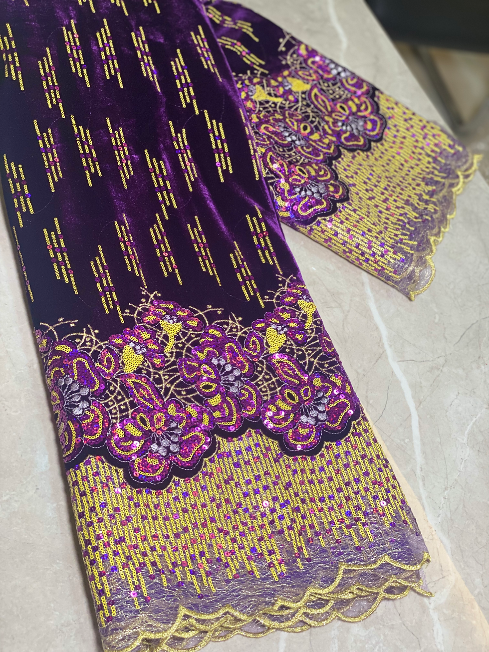 Thumbnail: Velvet & Sequin Lace (Small)