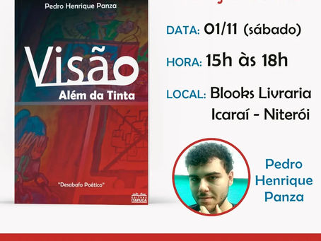 Lançamento do livro Visão Além da Tinta