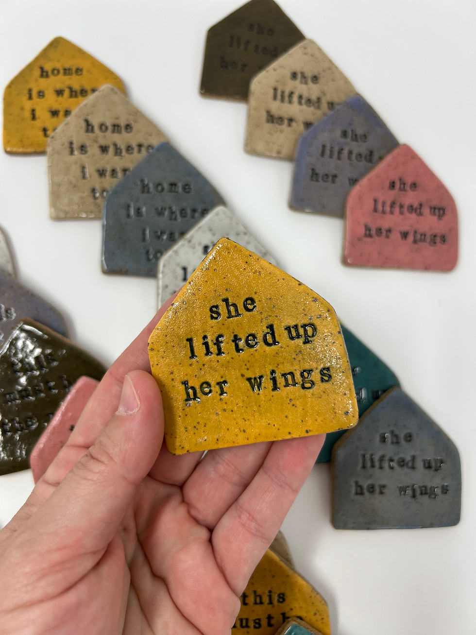 Thumbnail: She Lifted Up Her Wings Ornament