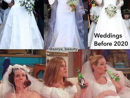 Las bodas en tiempos de coronavirus...