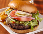 Hamburger and Fries