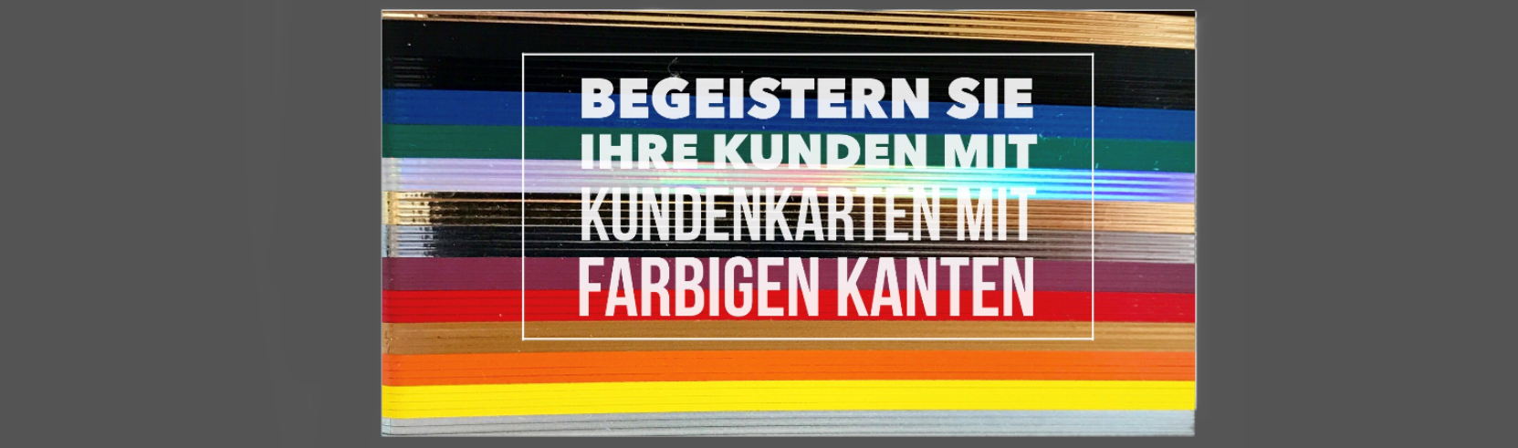 Karten mit fabigen Kanten