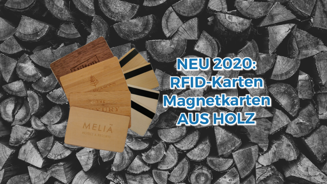 Holzkarten mit und ohne RFID