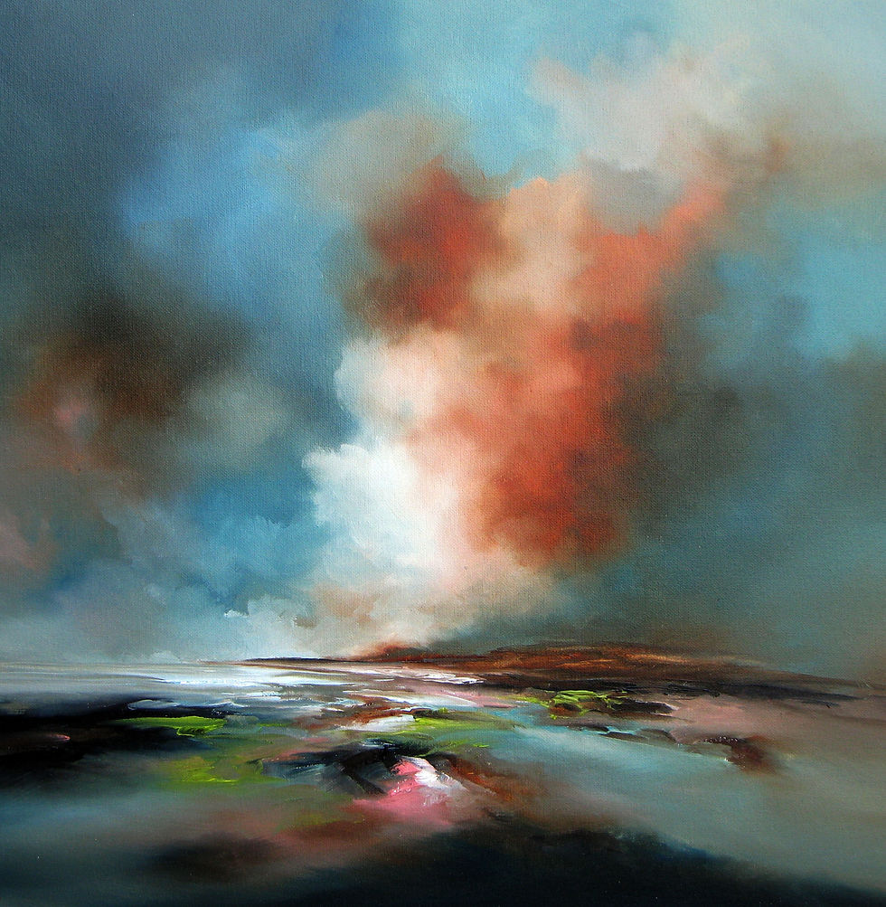 Thumbnail: The Vista  - an original oil painting by Alison Johnson 