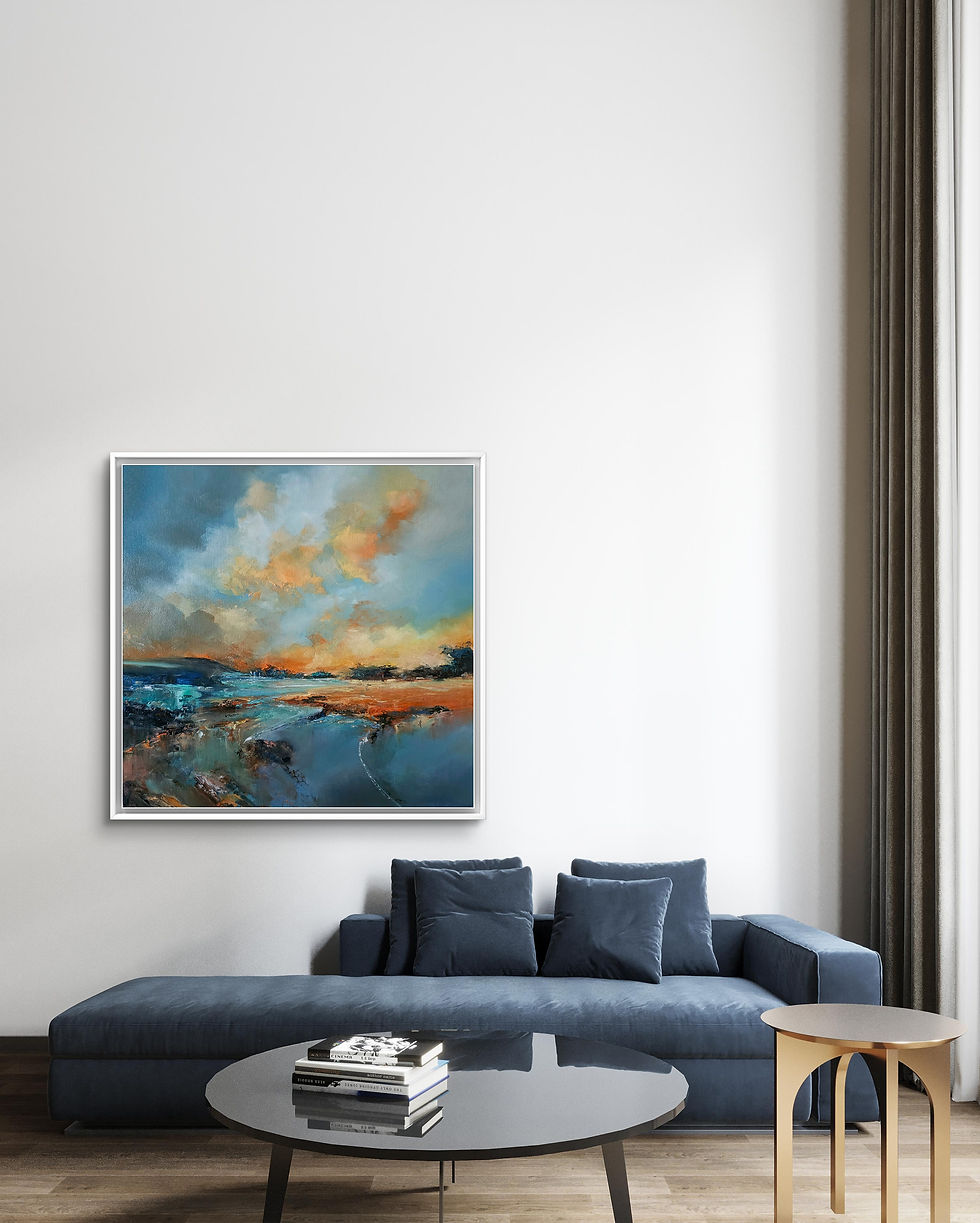 Thumbnail: Embers Tide - an original oil painting by Alison Johnson 