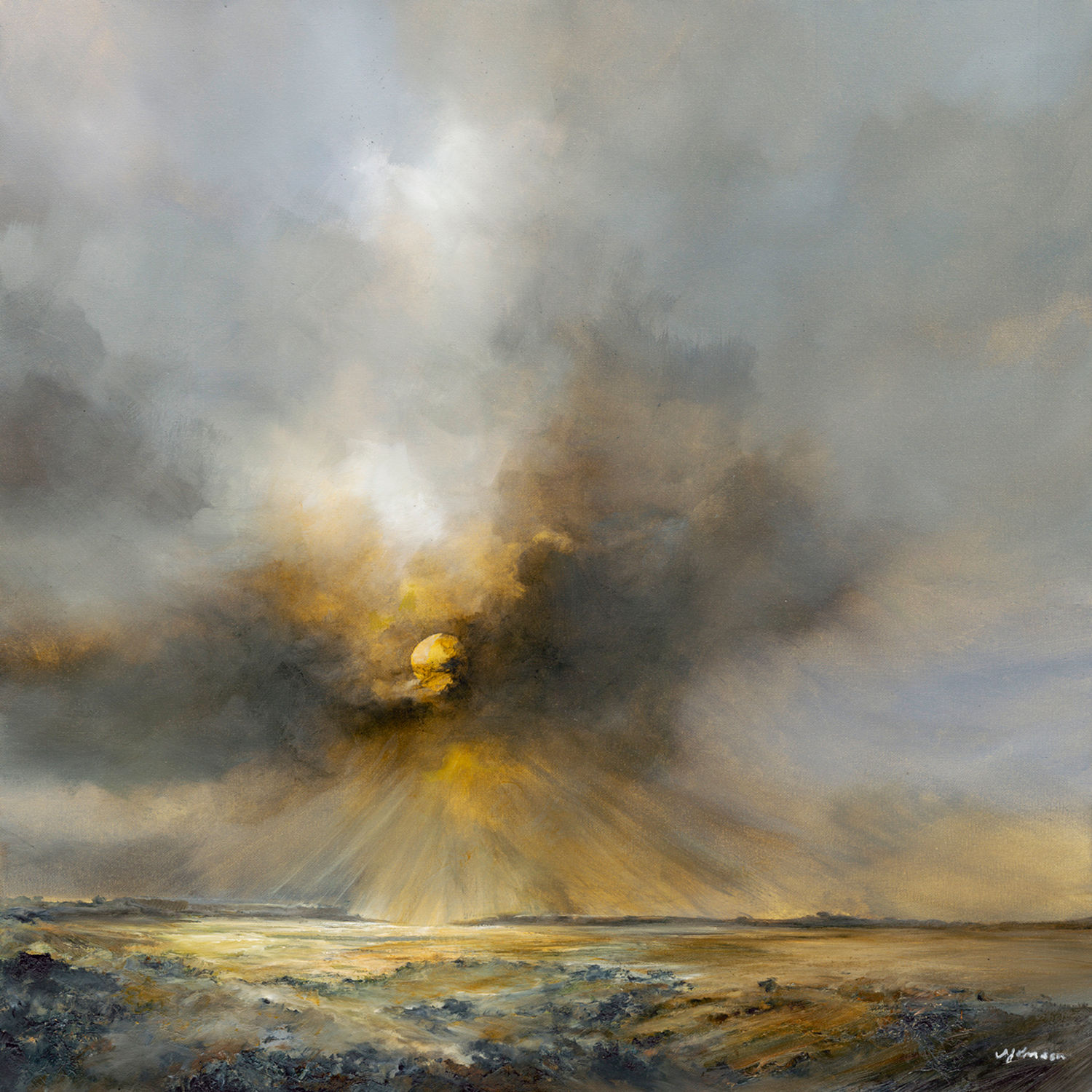 Under ashen Veil- a fine art print by Alison Johnson