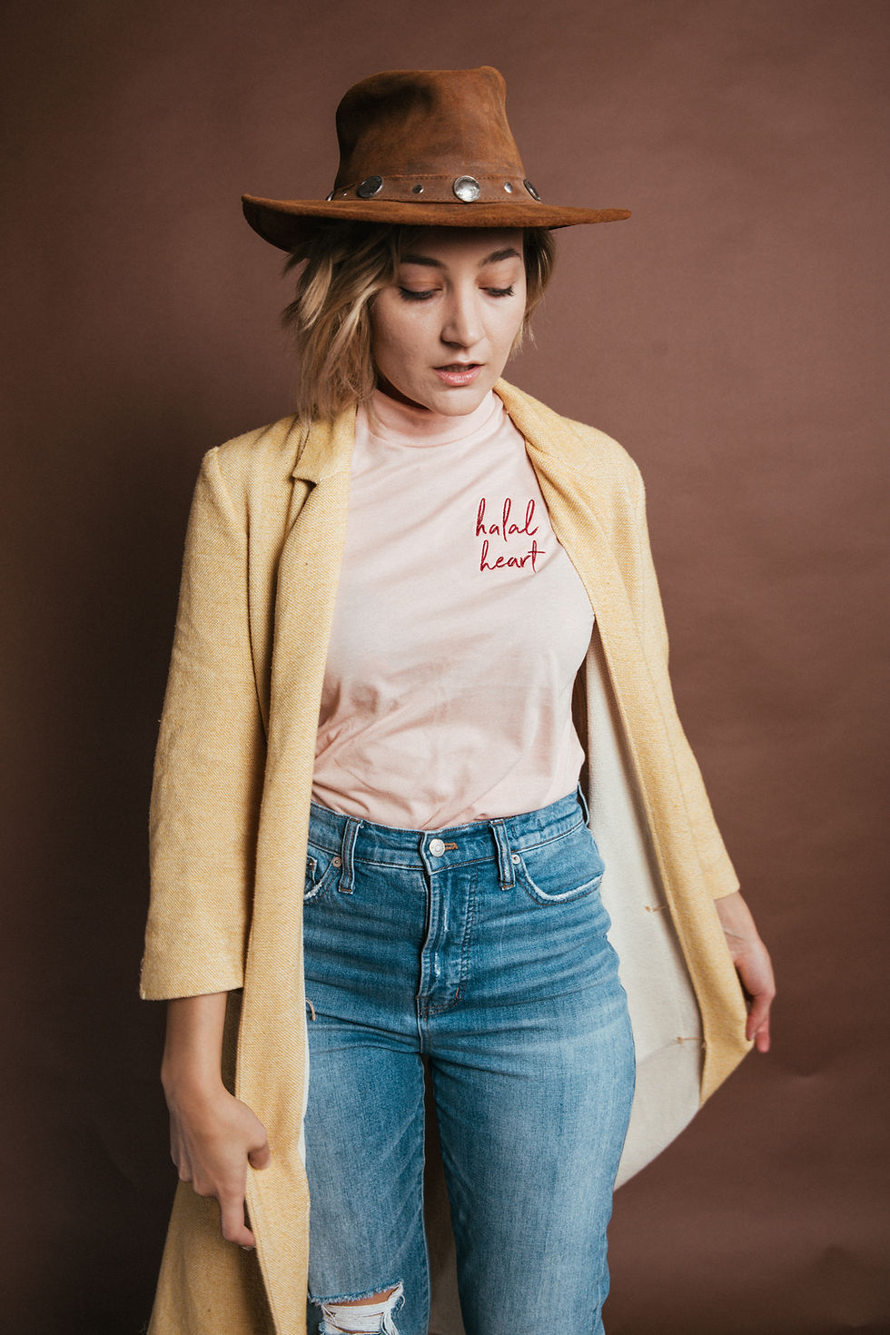 Thumbnail: Halal Heart | Pink Women’s Mock Tank