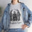 Thumbnail: Edgar Allan Poe Quote insane horrible sanity gray tee