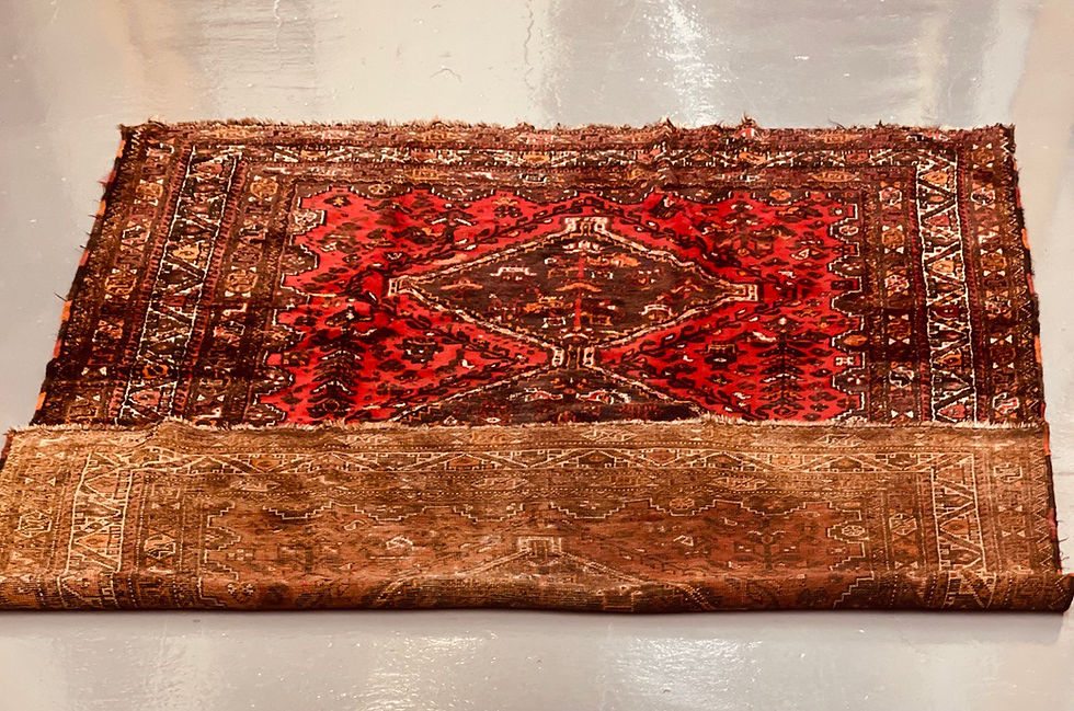 Thumbnail: SKU 172 Antique Hand-knotted Qashqai Rug, 205x320 cm