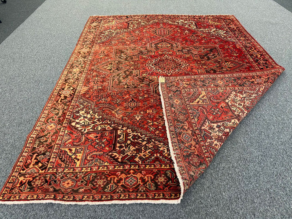 Thumbnail: SKU 779 Antique Heriz Handmade Wool Rug Size: W 2.90 cm L 3.80cm