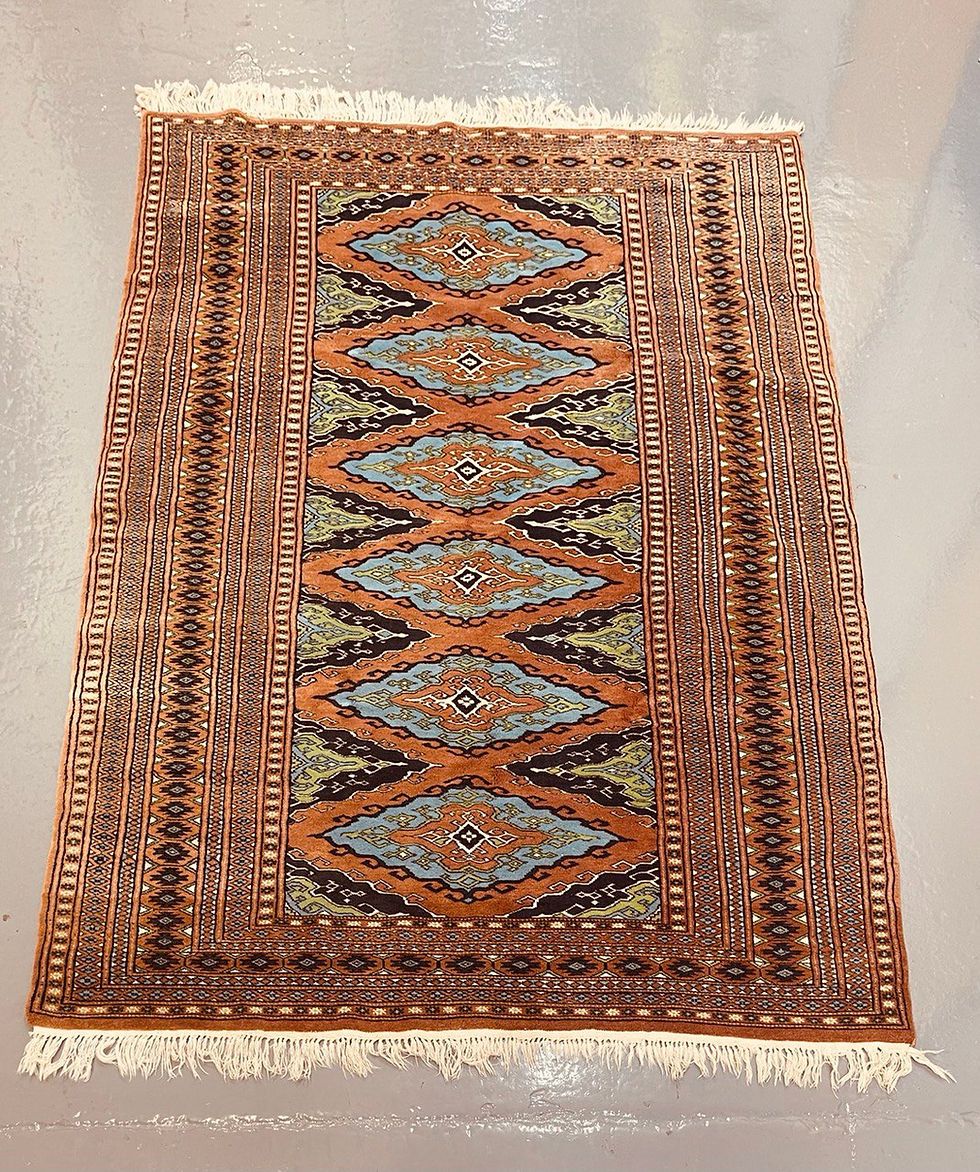 SKU 144 Antique Oriental Handmade Hamadan Rug, 127x190 cm