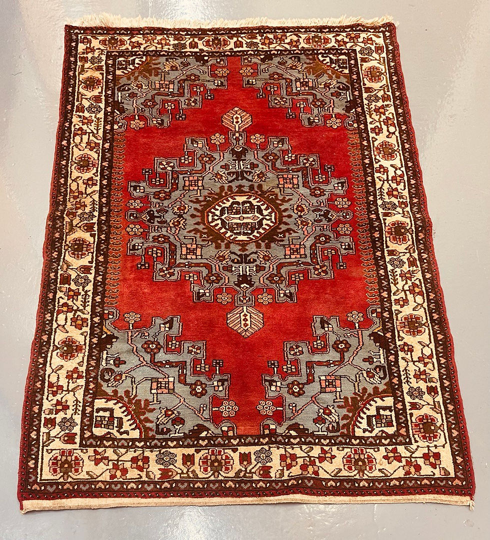 SKU 156 Oriental Antique Tafresh circa 1930 from Hamadan,138x215 cm