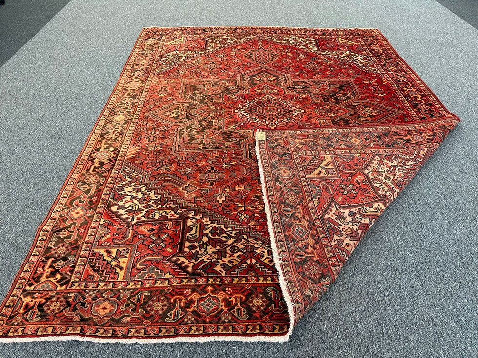 Thumbnail: SKU 779 Antique Heriz Handmade Wool Rug Size: W 2.90 cm L 3.80cm