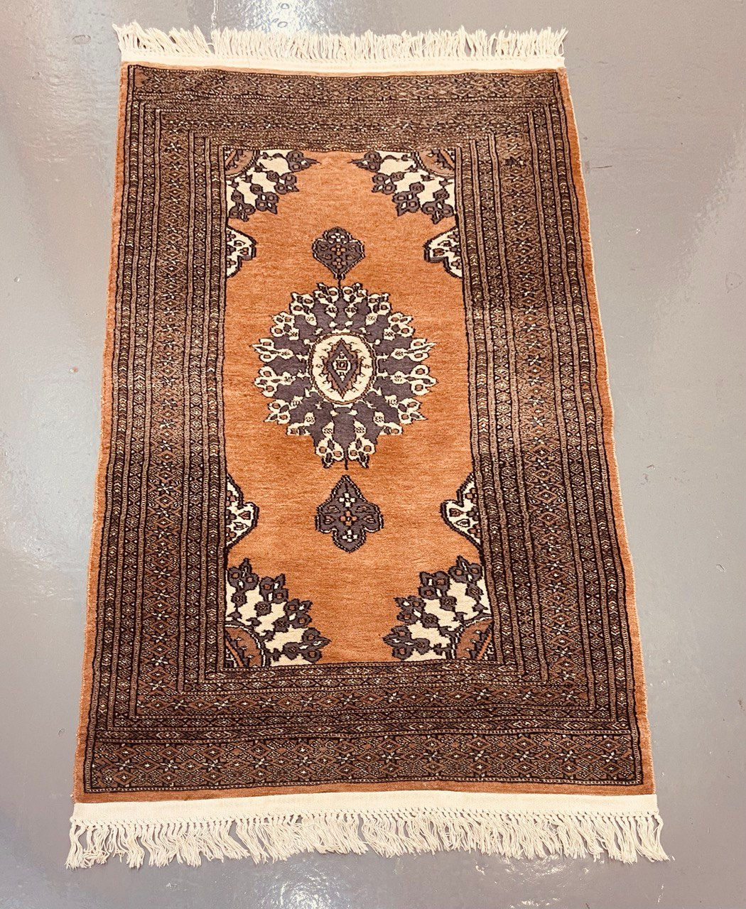 SKU 143 Antique Persian hand knotted wool rug, 90x160 cm