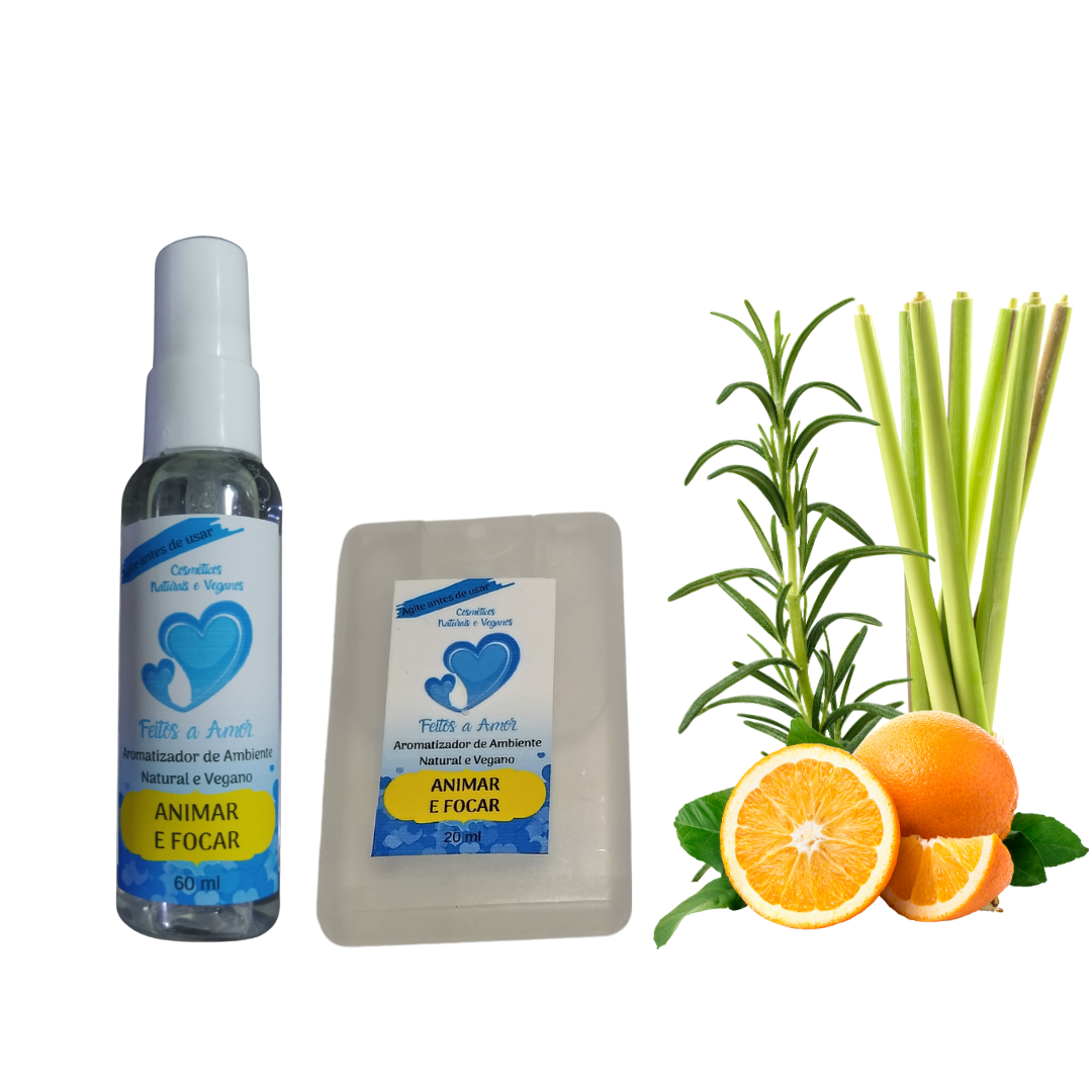 Aromatizador de Ambiente Animar e Focar 30ml