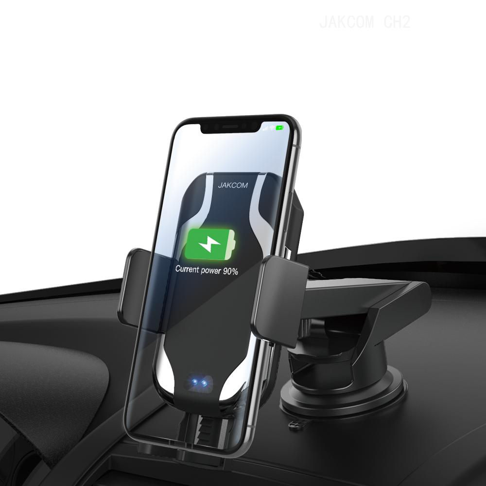 Smart Auto-Clamping Car Charger & Wireless Mount