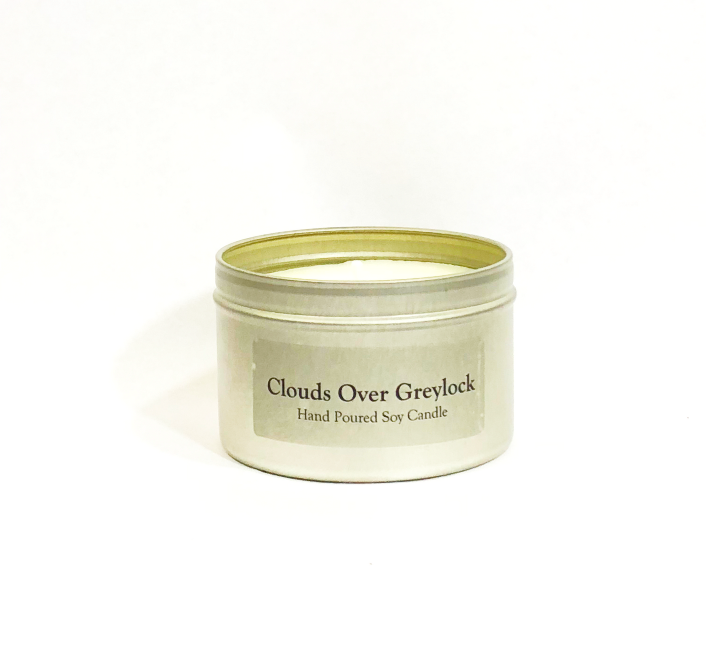 Clouds Over Greylock “Clean Cotton” 8 oz Candle 