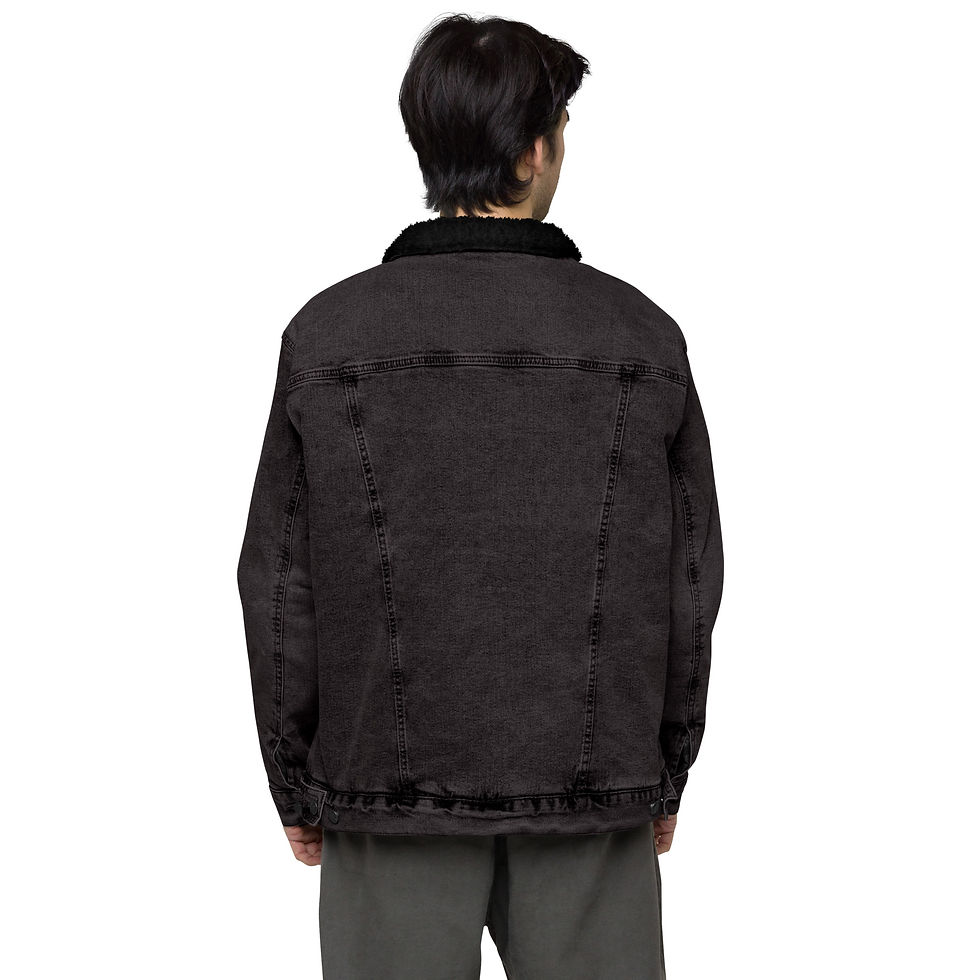 Thumbnail: Sloetoe Personalized - Denim Sherpa Jacket