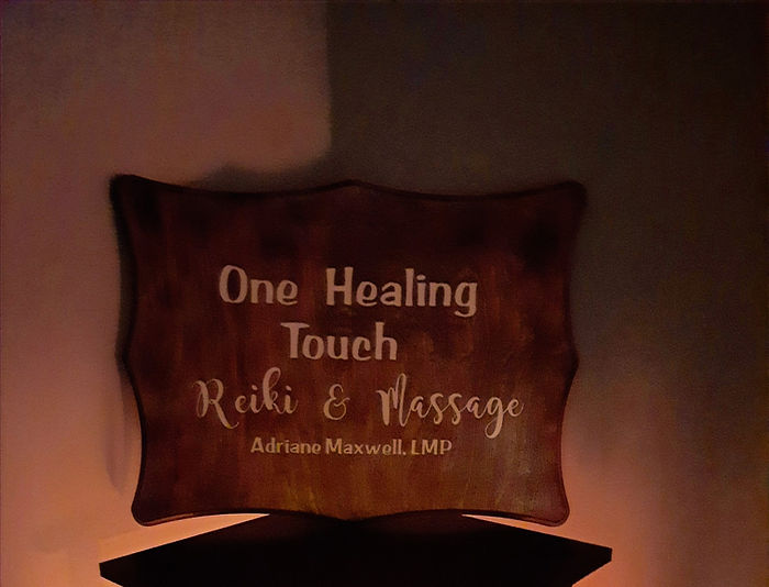 The One Healing Touch Reiki & Massage plaque The One Healing Touch Reiki & Massage plaque