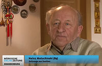 Am 01. April 2015 berichtete er in einem Interview über seine Erlebnisse in den letzten Kriegstagen 1945.