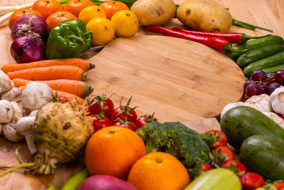 Adding 50% of veg or salad to your plate can help