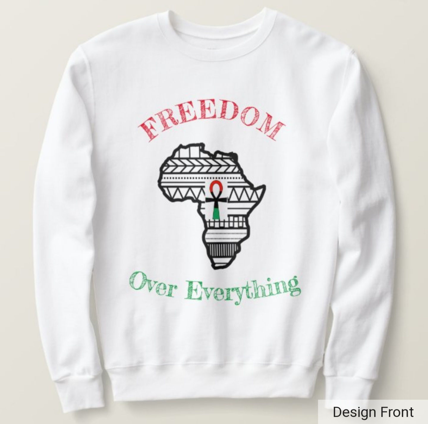 Freedom Over Everything crewneck sweatshirt