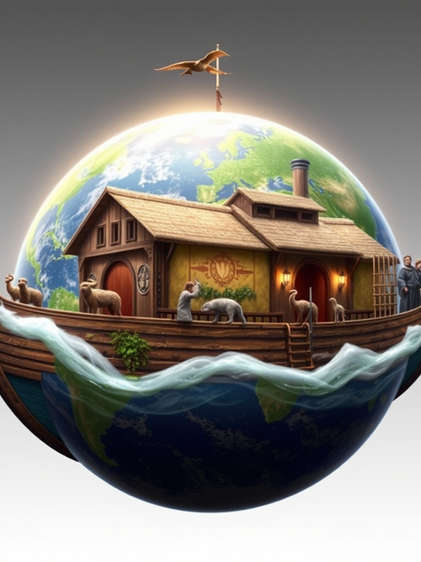 Is Noah’s Ark a metaphor for Earth?