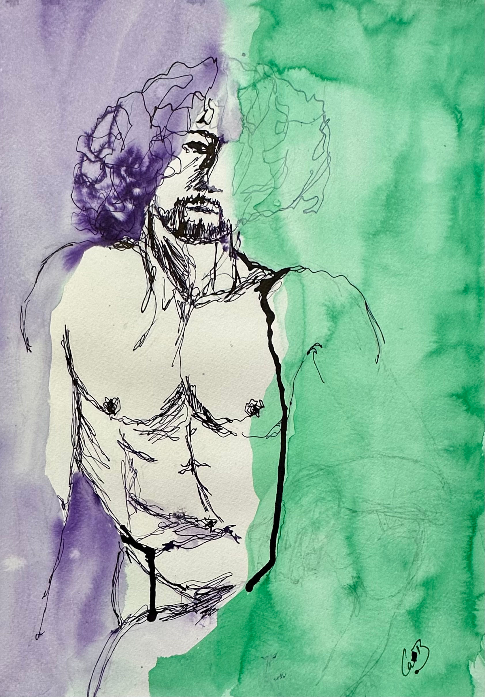 Cloaked in Purple & Green