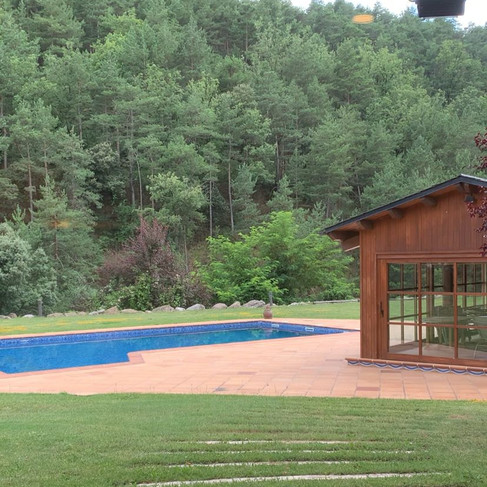 Vistas a la piscina