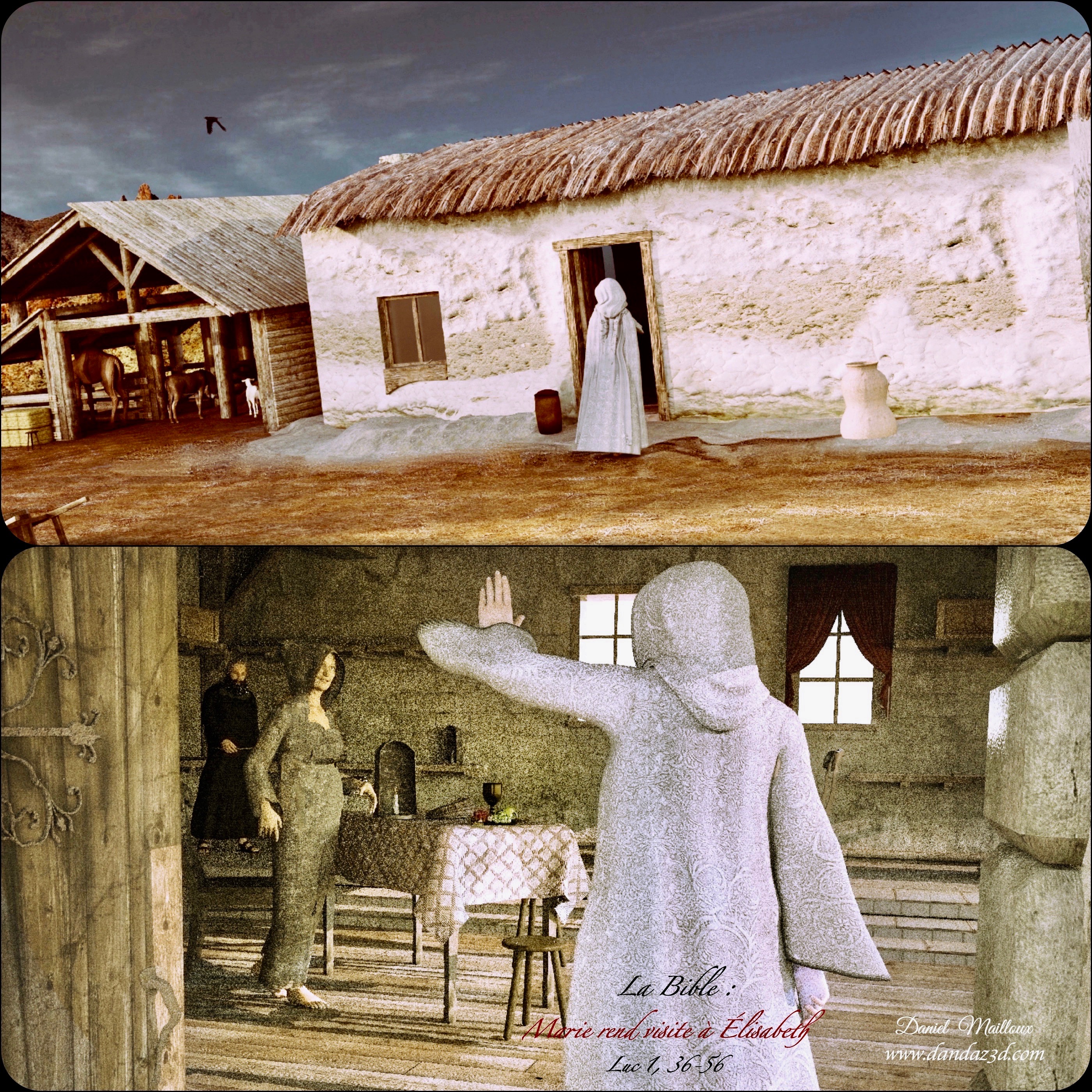 Marie rend visite à Élisabeth