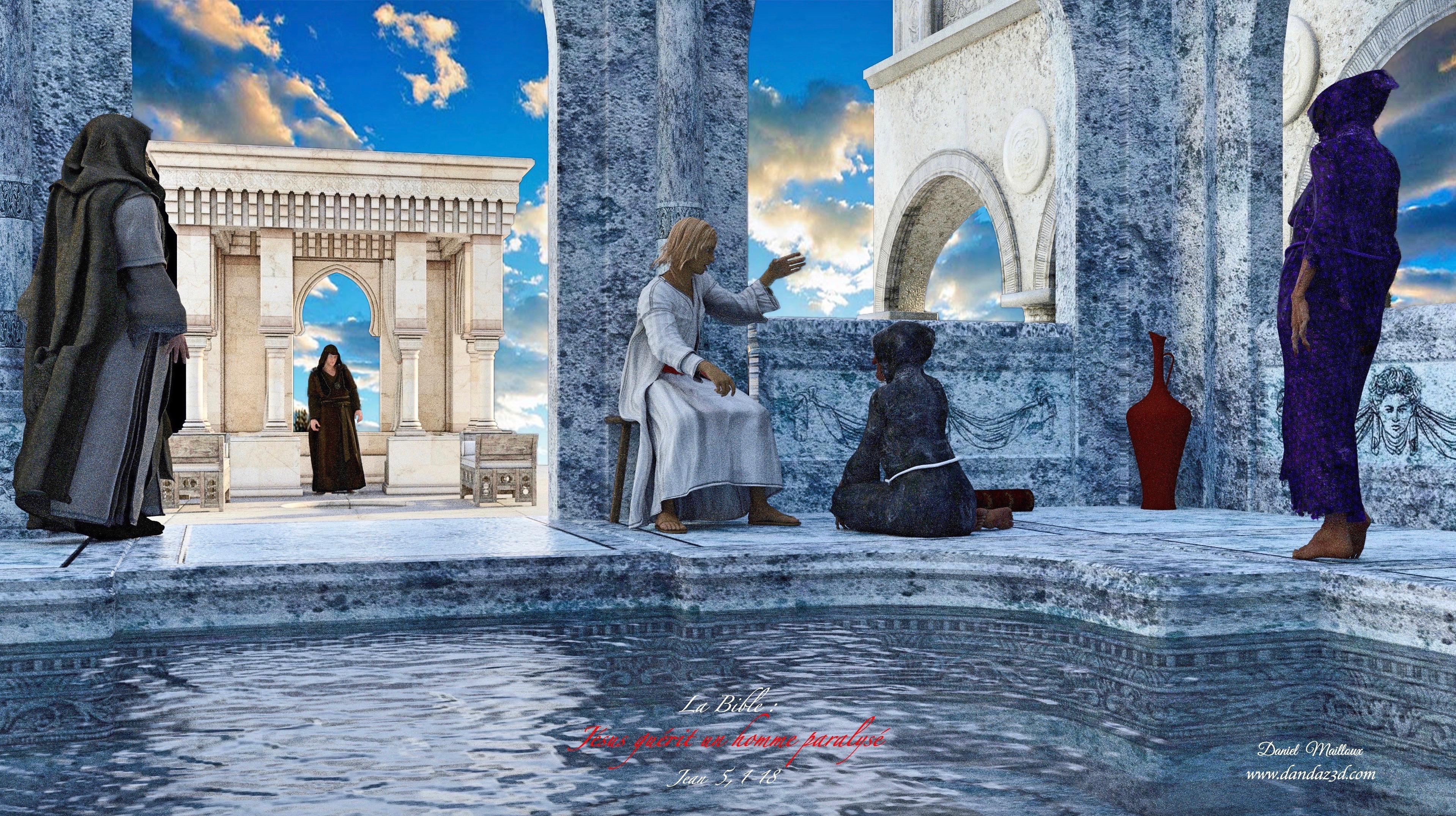 Jésus guérit un homme paralysé