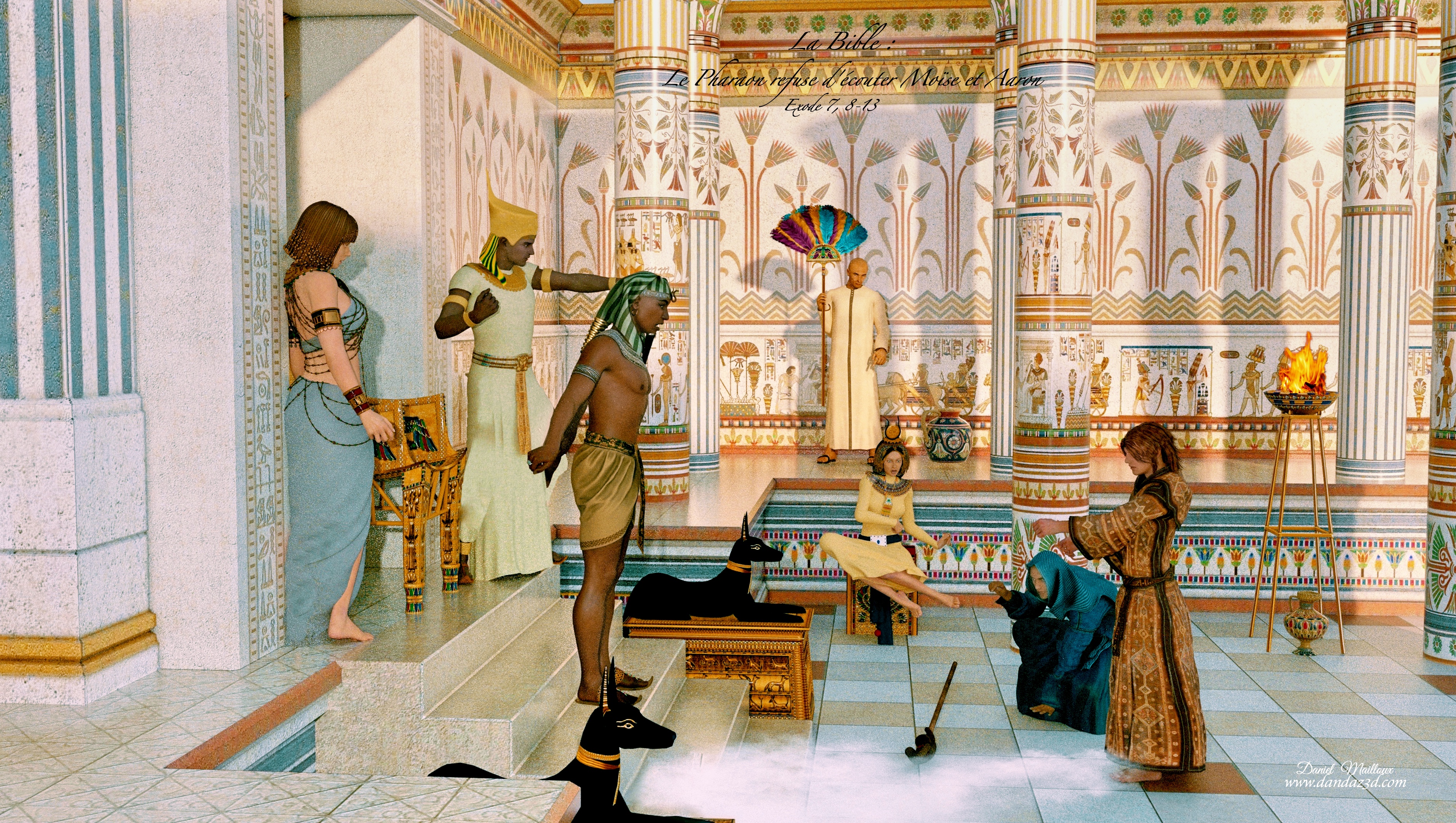 Pharaon et Moïse et Aaron