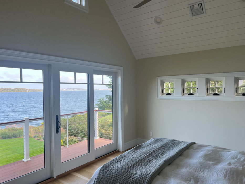 Luxury New Construction Waterfront Home. Waterfront Architecture.  High End Single Family Home in Rhode Island
