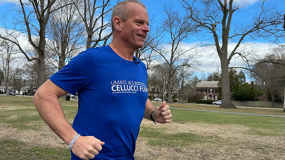 Running in the Boston Marathon for the UMass ALS Cellucci Fund