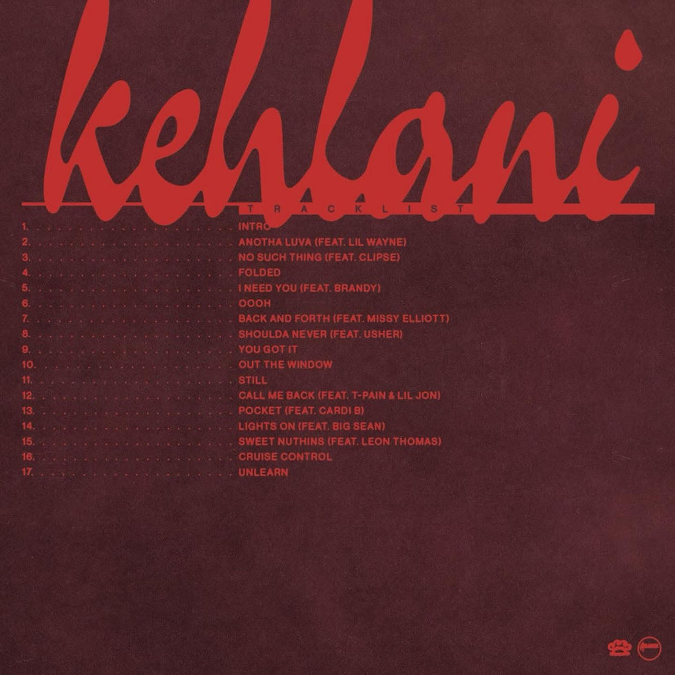 Kehlani Revealed the Tracklist on Her Self-Titled Album