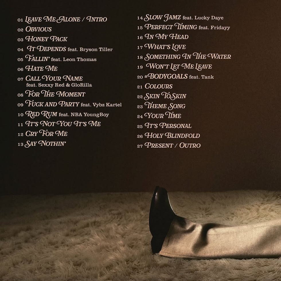 Chris Brown Reveals The Tracklist of Brown