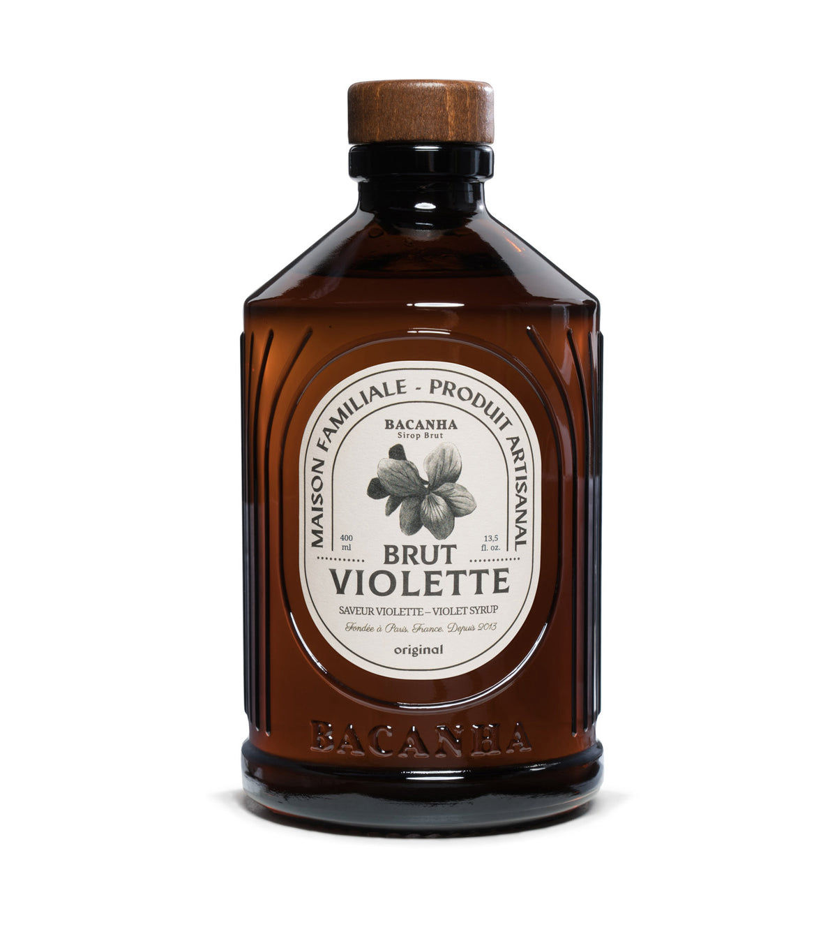 Sirop de violette bio Bacanha 